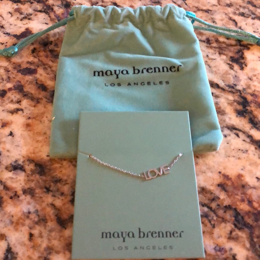 Maya Brenner Designs LOVE bracelet.